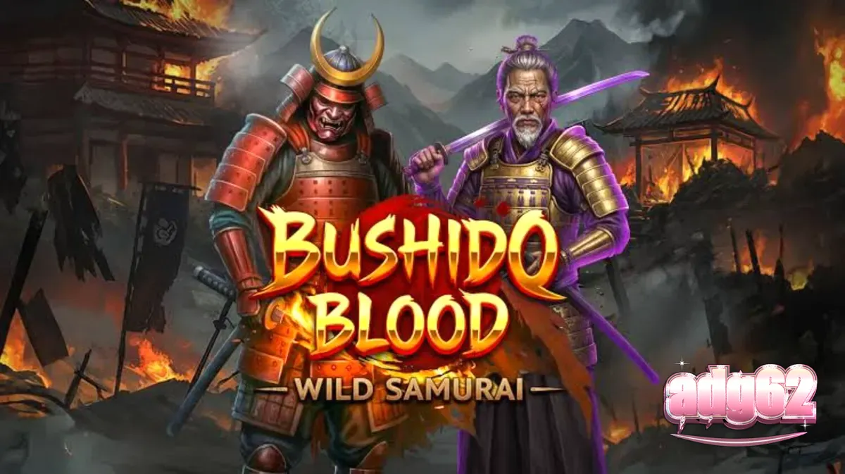 Tampilan visual slot Bushido Blood dengan nuansa samurai dan klan kuno